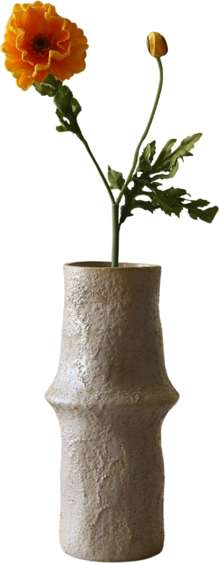 Kwiat sztuczny Botane mak 60 cm złoty