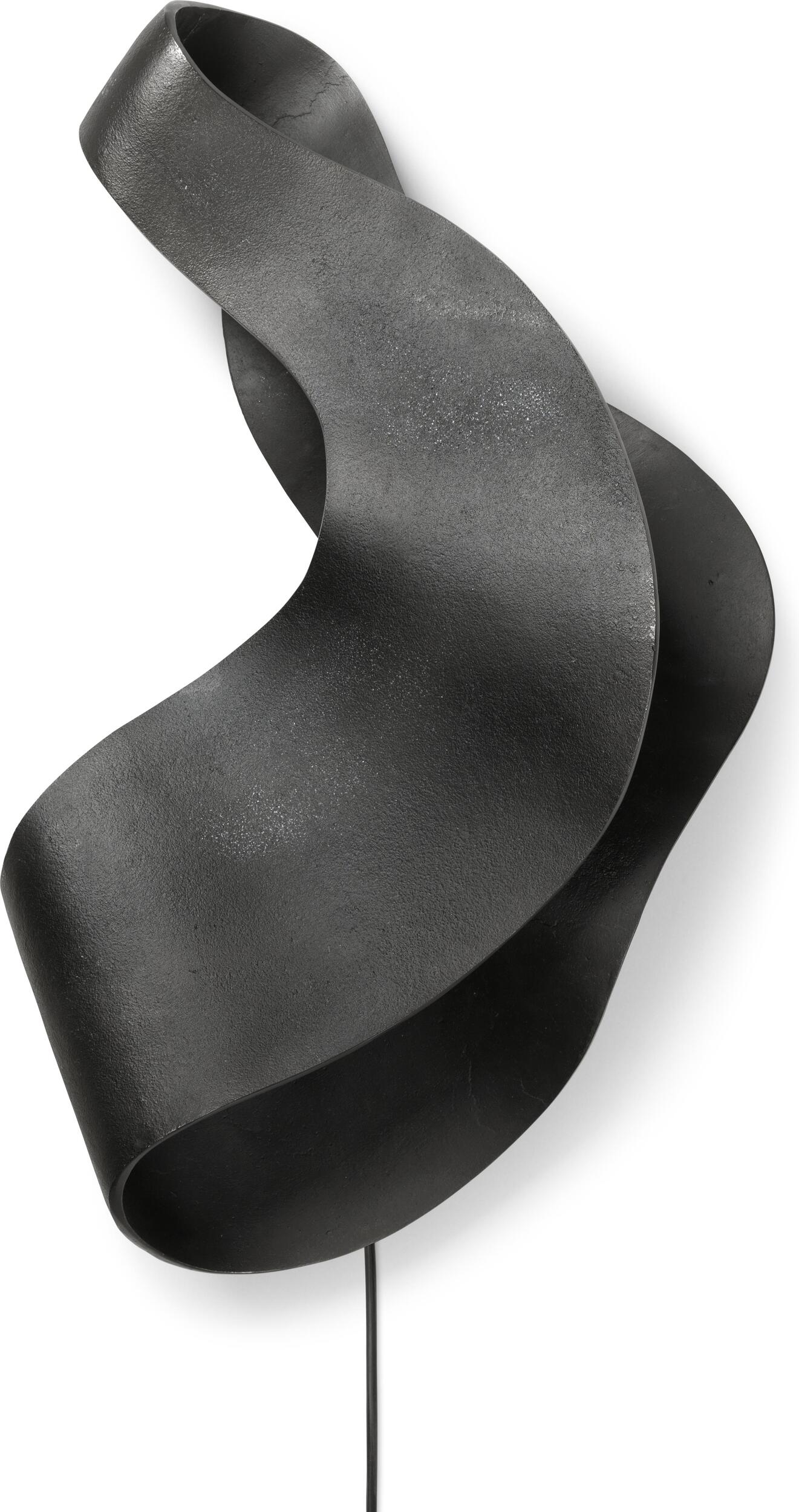 Lampa ścienna Oyster czarna