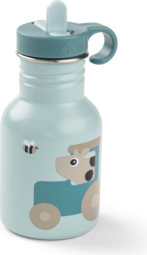 Butelka na wodę Tiny Farm 350 ml niebieska