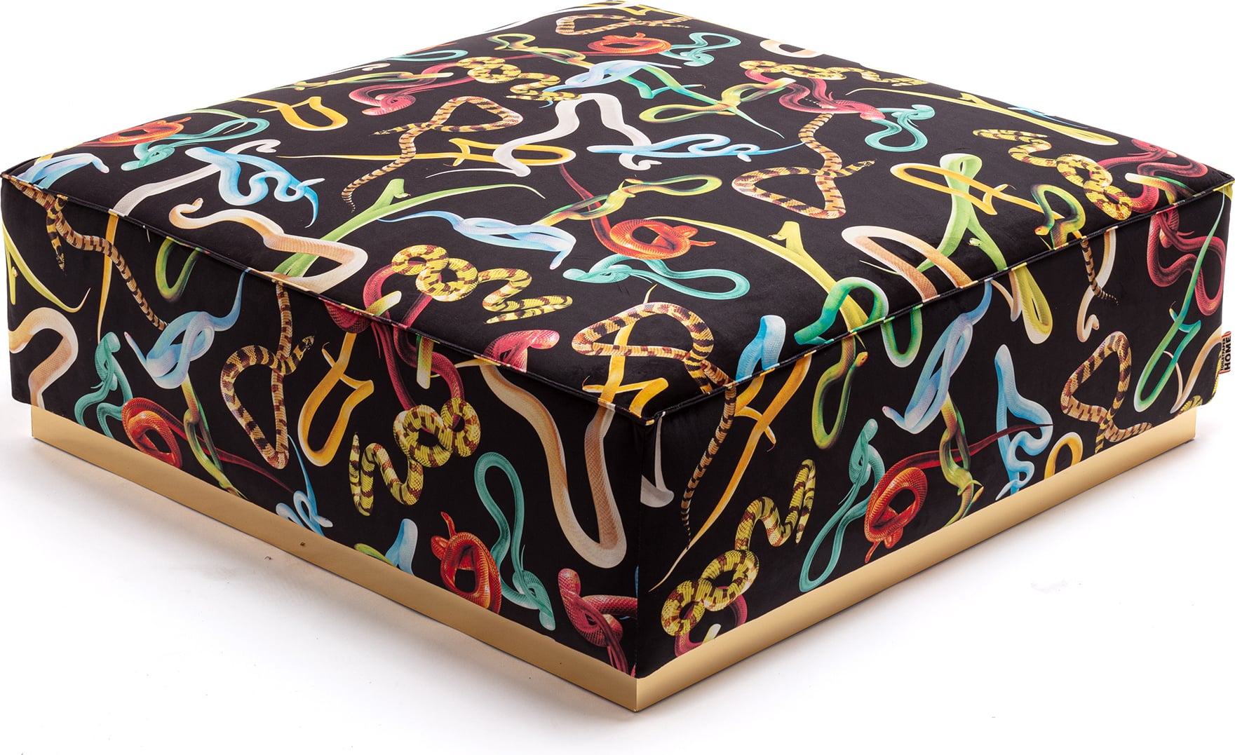 Puf Toiletpaper Snakes kwadratowy 103 cm