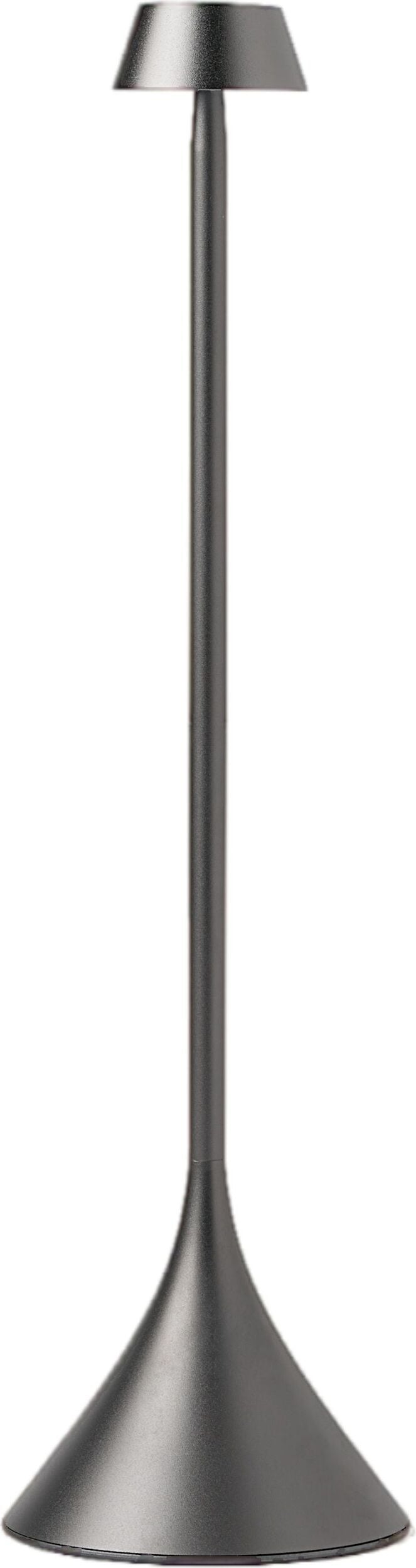 Lampa stołowa Steli Shade ciemnosrebrna