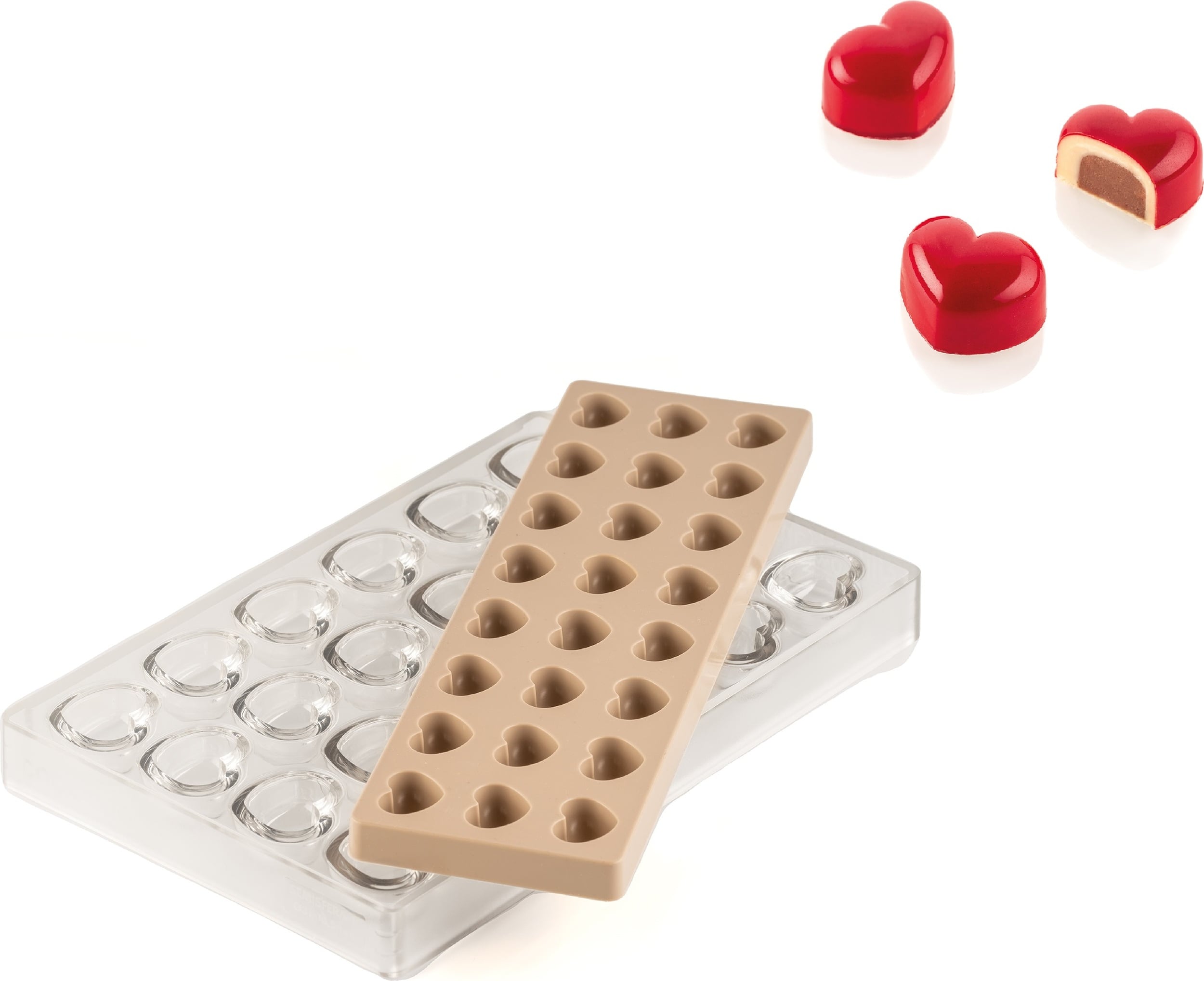 Forma do czekoladek Kit Cuore 01