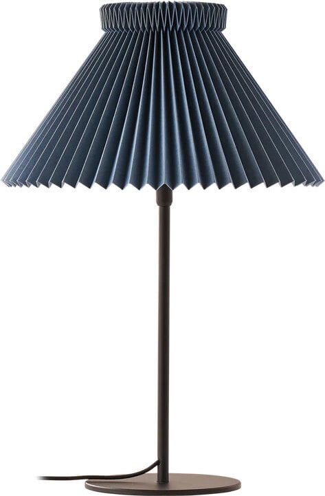 Lampa stołowa LK 334 50 cm granatowa z papierowym kloszem