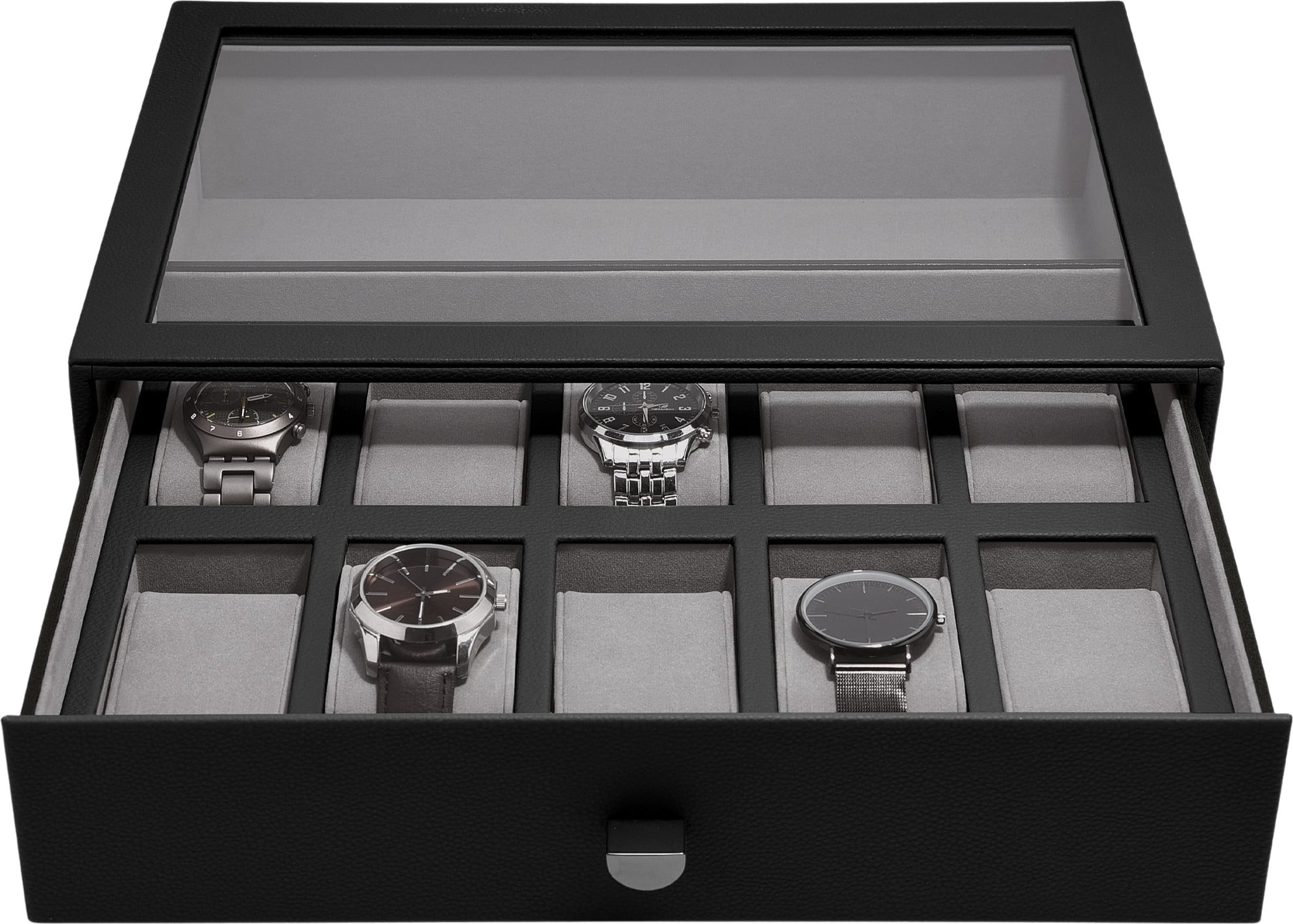 Pudełko na zegarki Stackers Pebble 10 komorowe