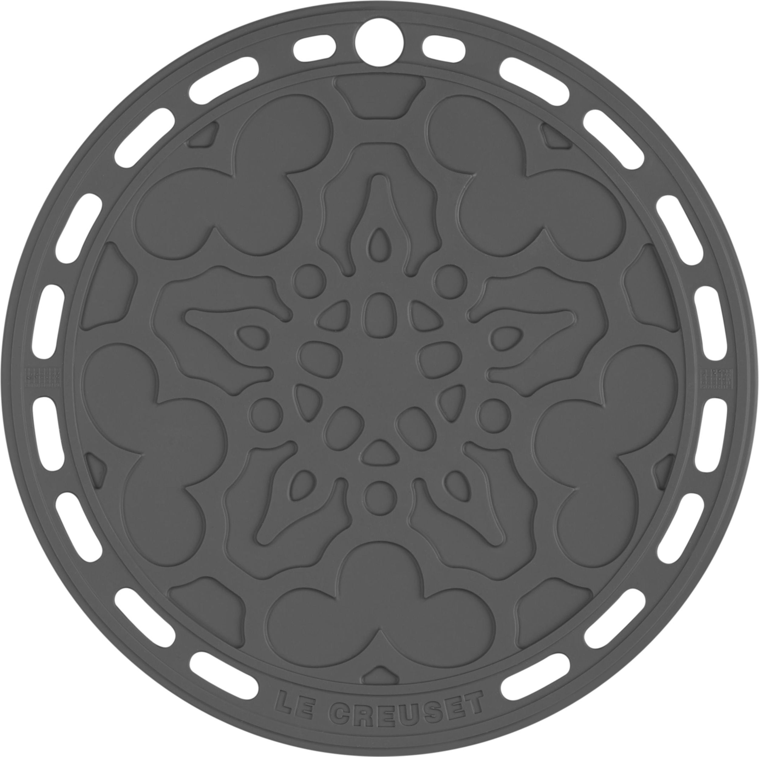 Podstawka pod gorące naczynia Le Creuset z wzorem 20 cm szara
