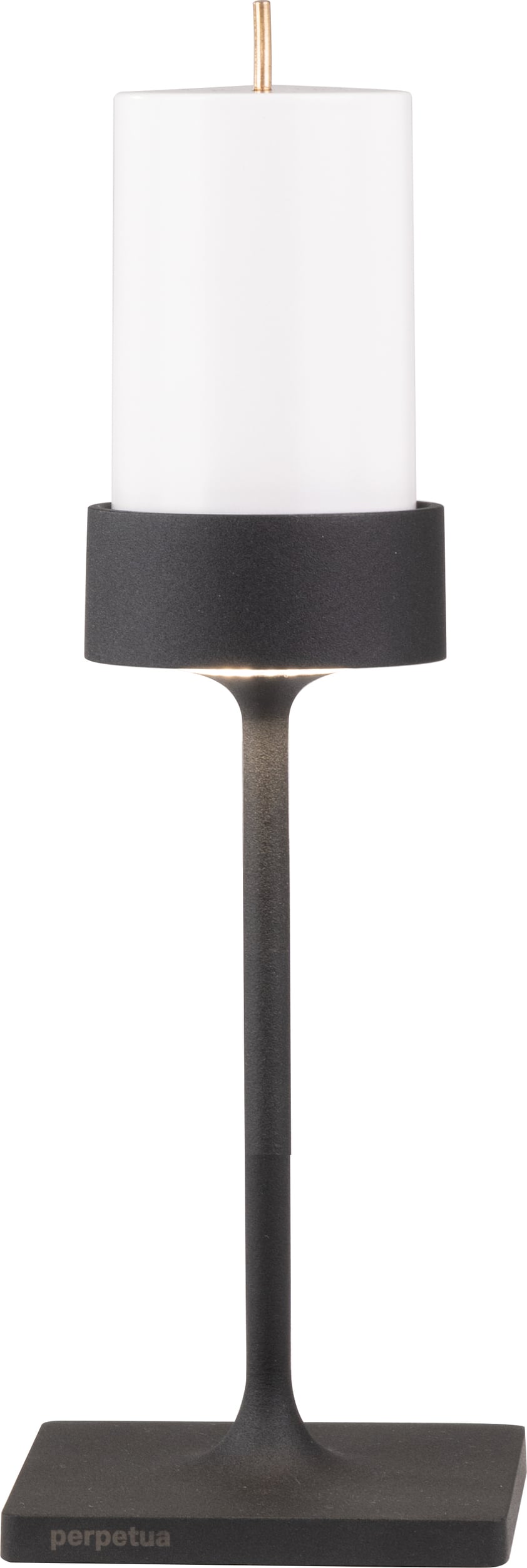 Lampa stołowa bezprzewodowa Perpetua 25 6 cm czarna