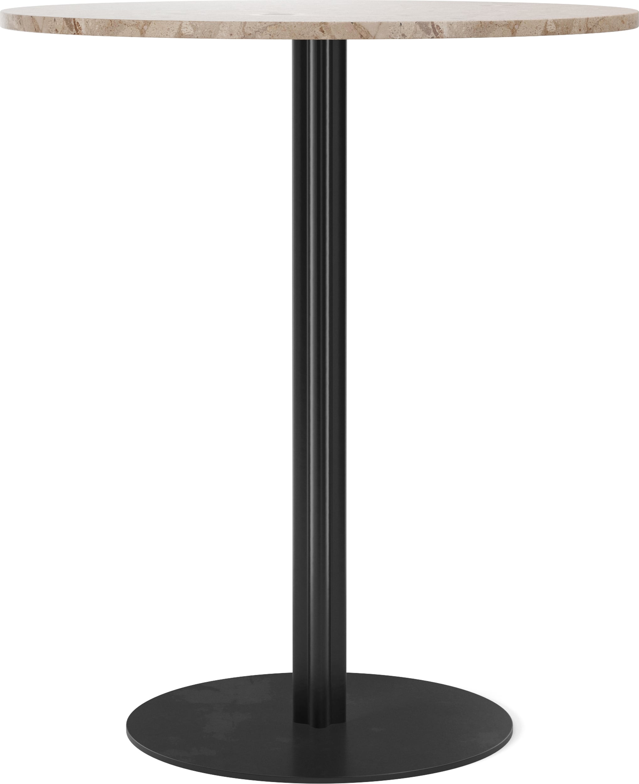 Stół barowy Harbour Column Kunis Breccia niski 80 cm