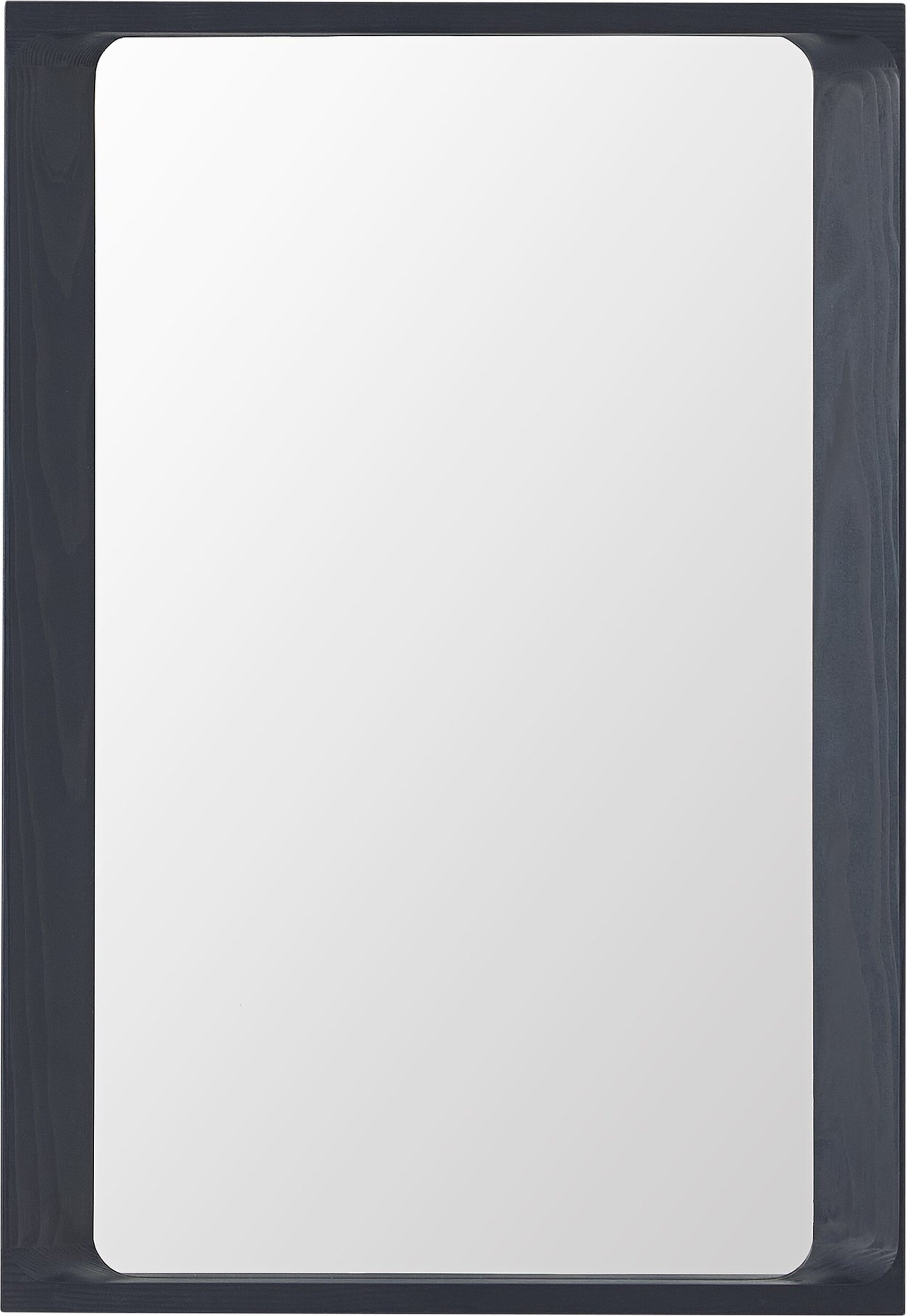 Lustro ścienne Arced 80 cm granatowe