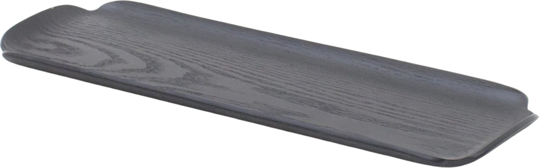 Taca do serwowania Countertop czarny mat drewno wierzbowe