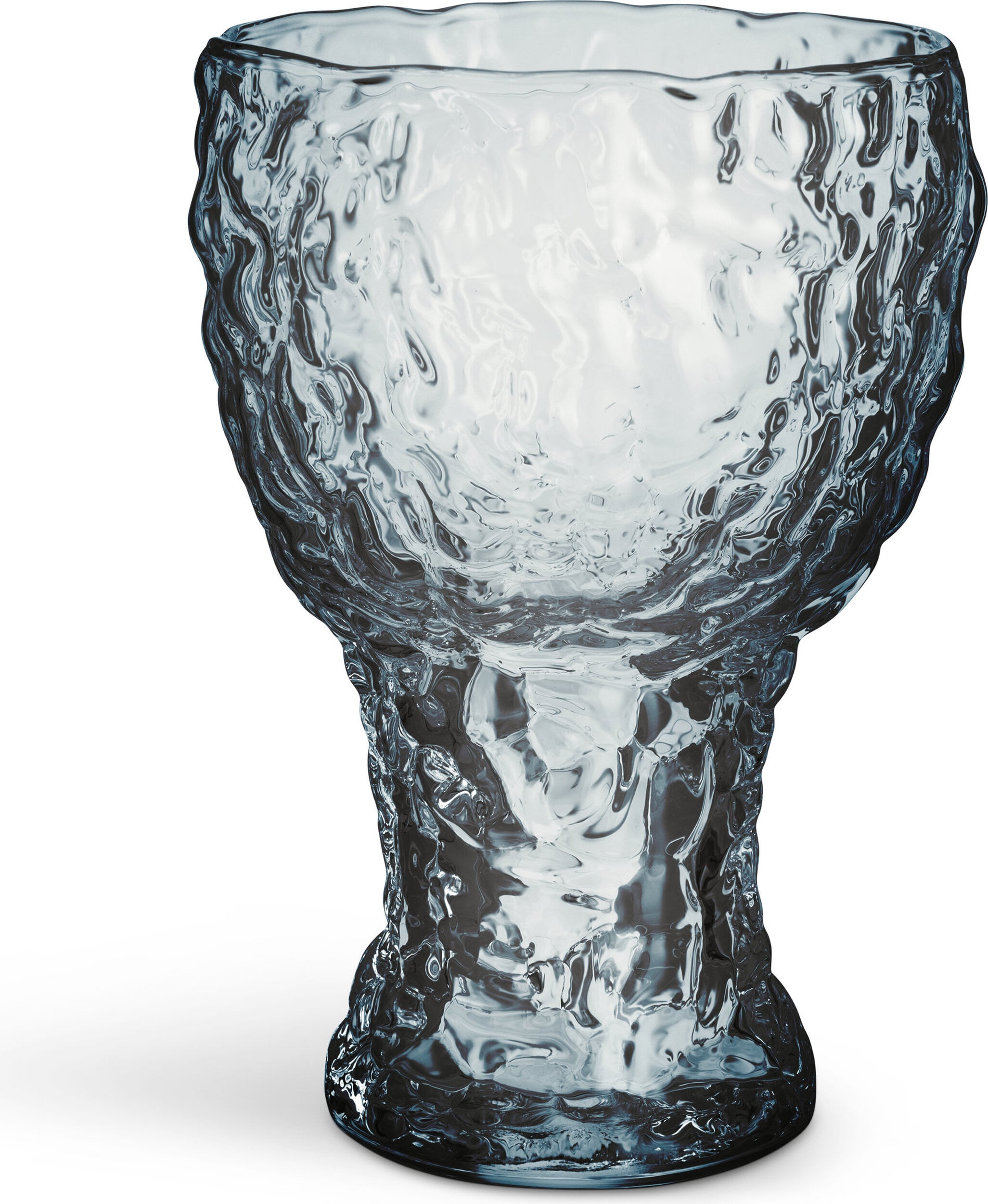 Szklanki Moss 420 ml transparentne niebieskie 2 szt.