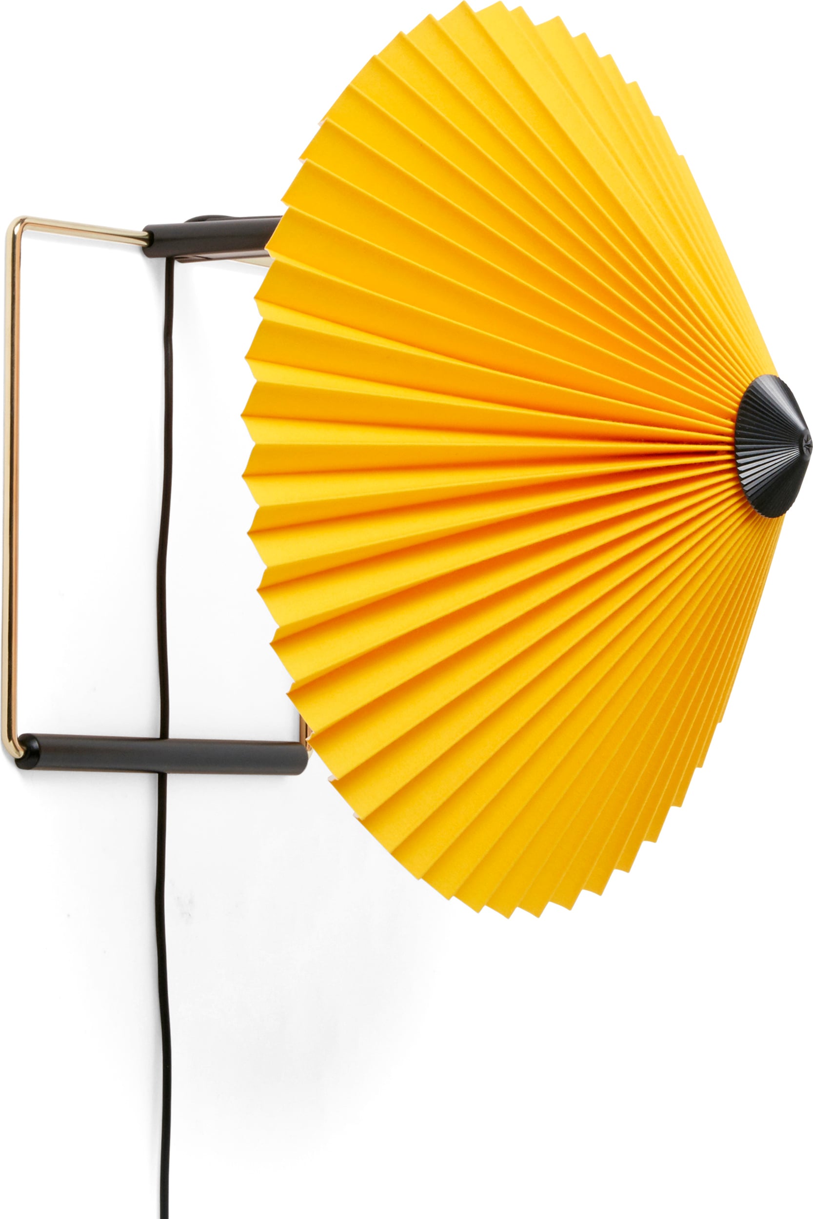 Lampa ścienna Matin 30 cm żółta