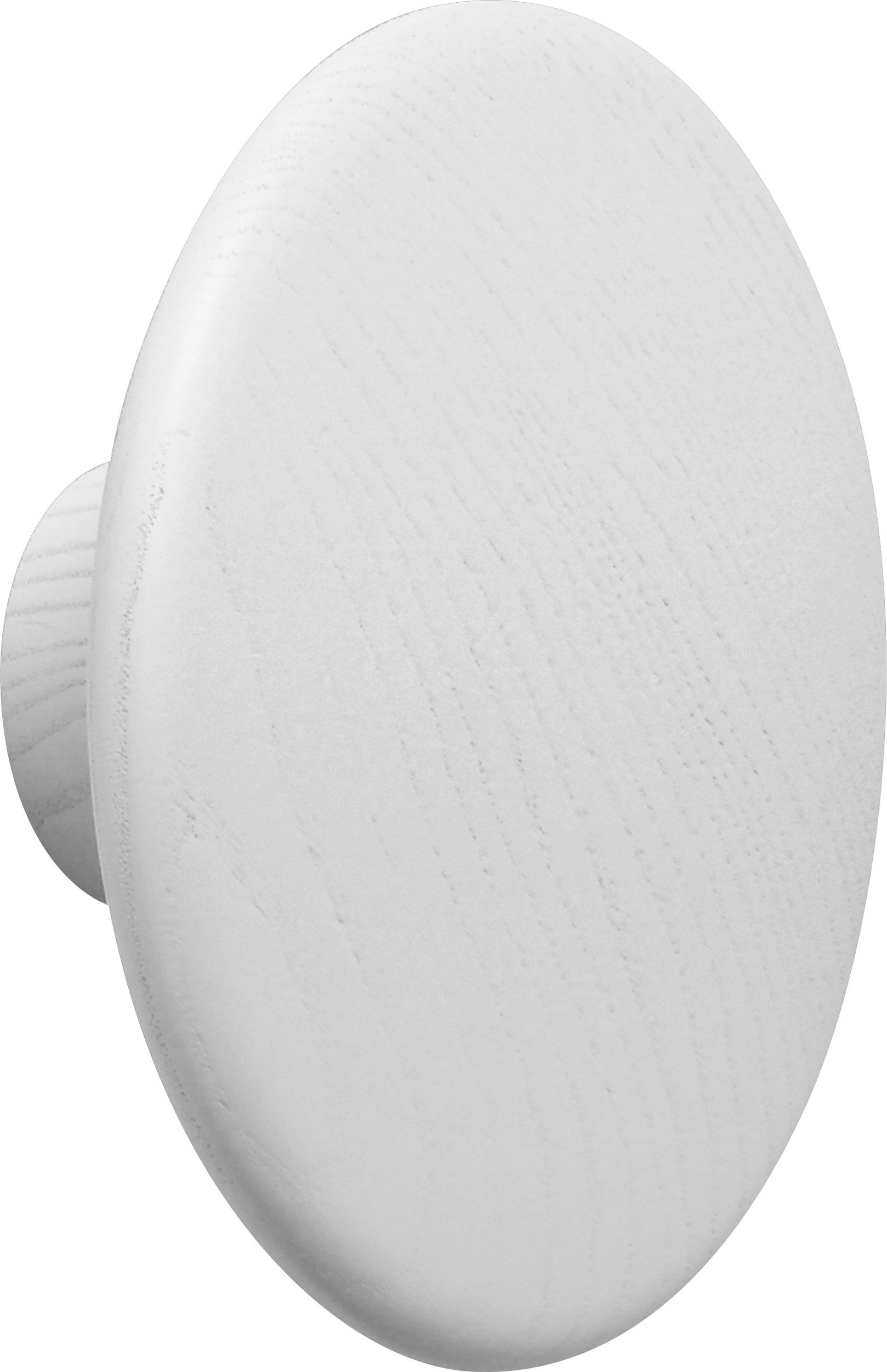 Haczyk ścienny Dots Wood 6 5 cm biały