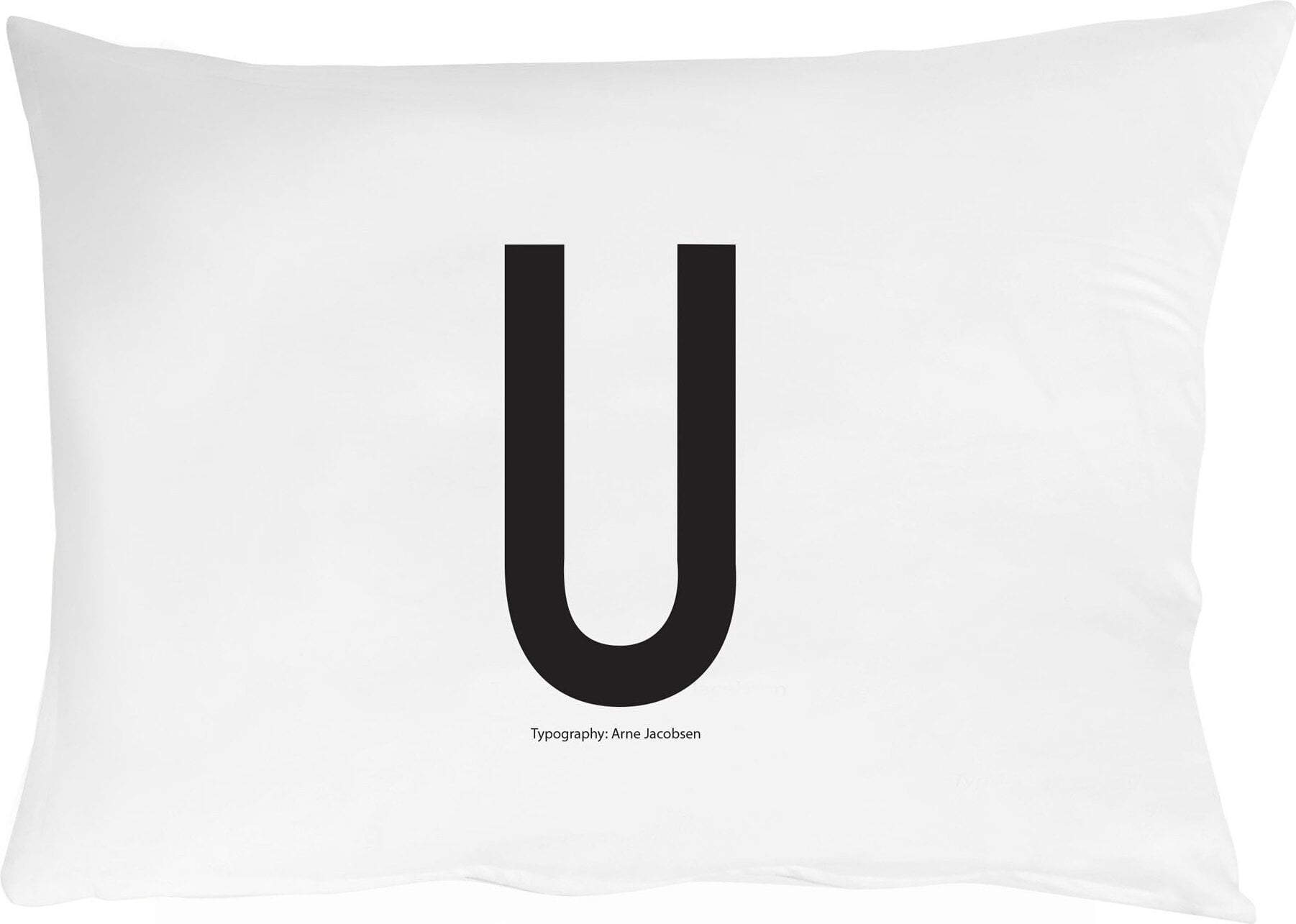 Poszewka na poduszkę Arne Jacobsens Vintage ABC litera U