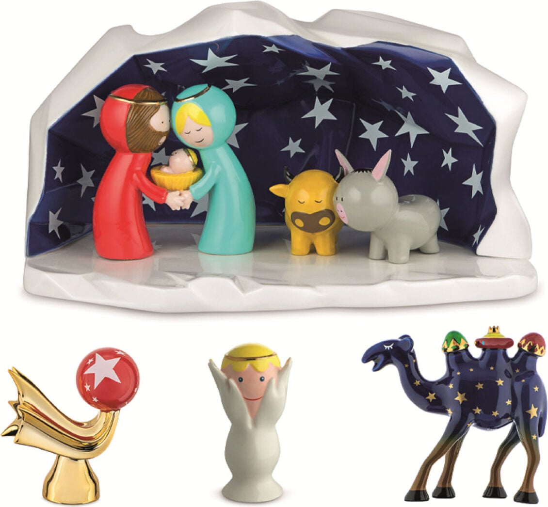 Dekoracja świąteczna Happy Eternity Baby szopka z figurkami 7 el.