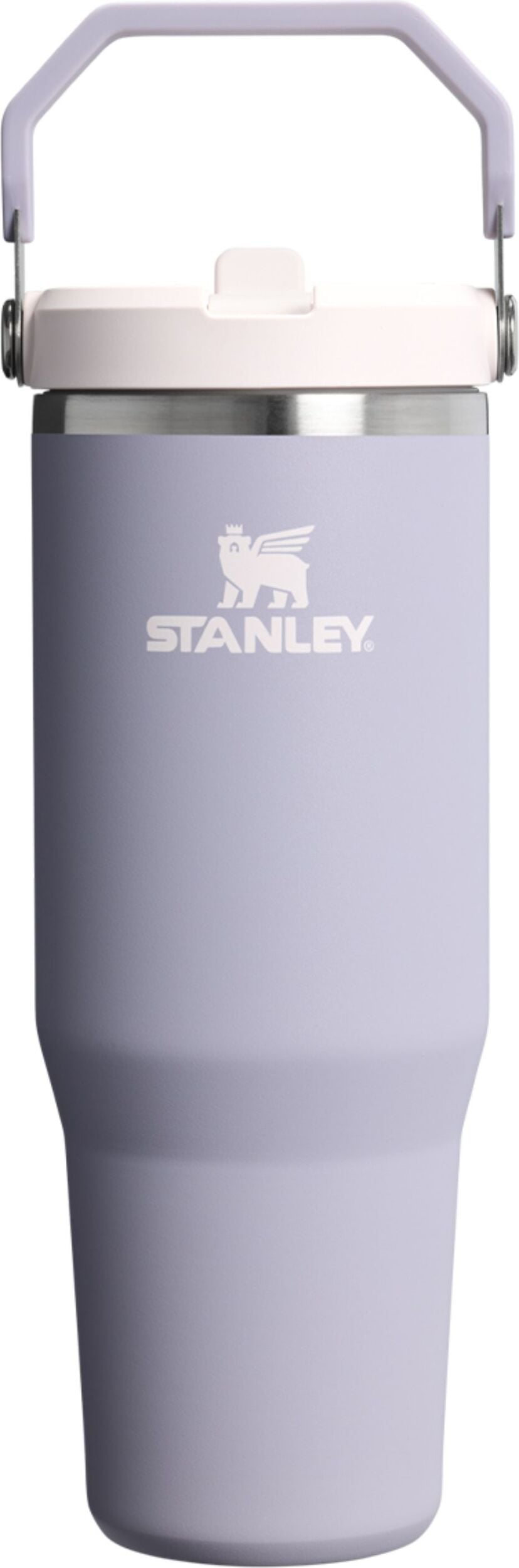 Kubek termiczny z uchwytem i słomką IceFlow Purple Dust 890 ml