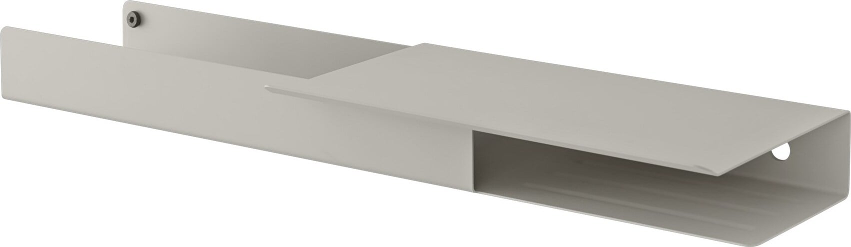 Półka ścienna Folded 62 x 5 4 cm szara