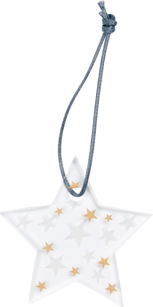 Zawieszka świąteczna Ice Star w gwiazdki 5 5 cm