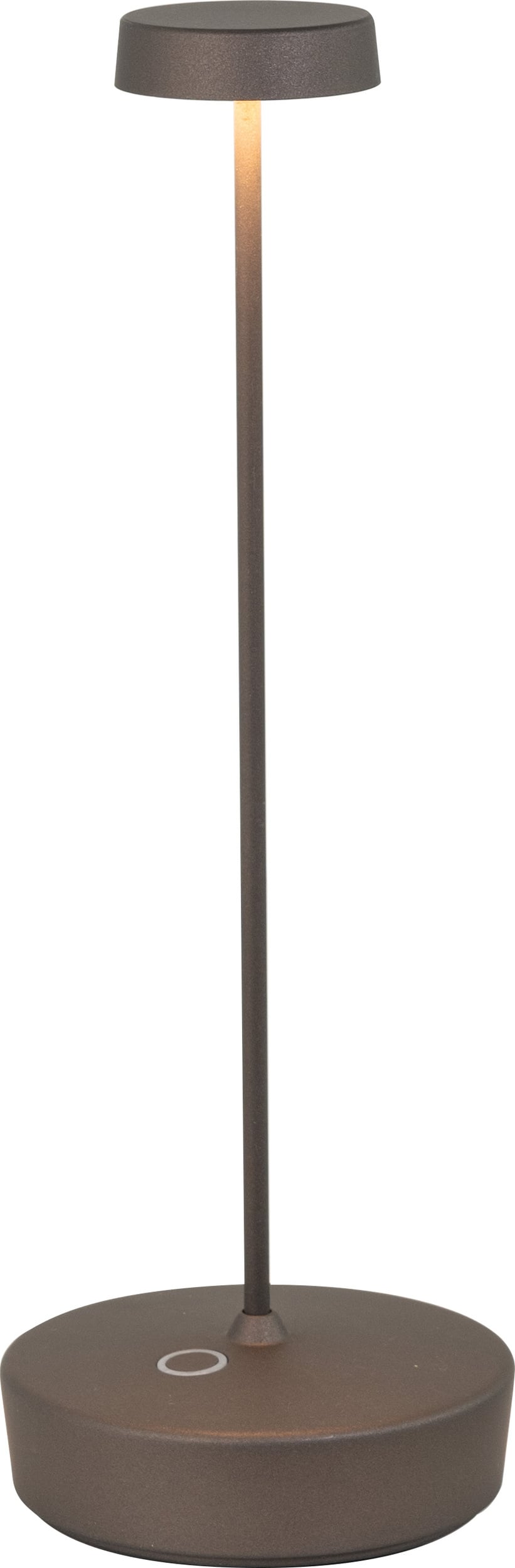 Lampa stołowa Swap 29 cm brązowa matowy tytan