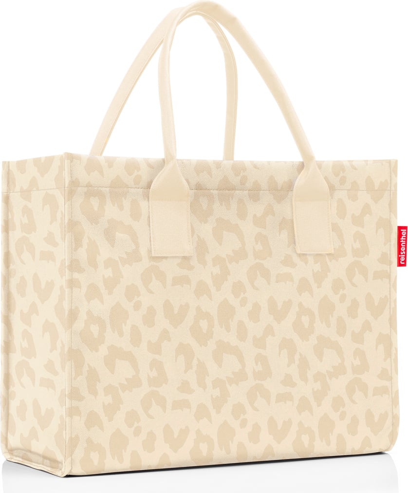 Torba Daily Shopper w cętki beżowa z recyklingu