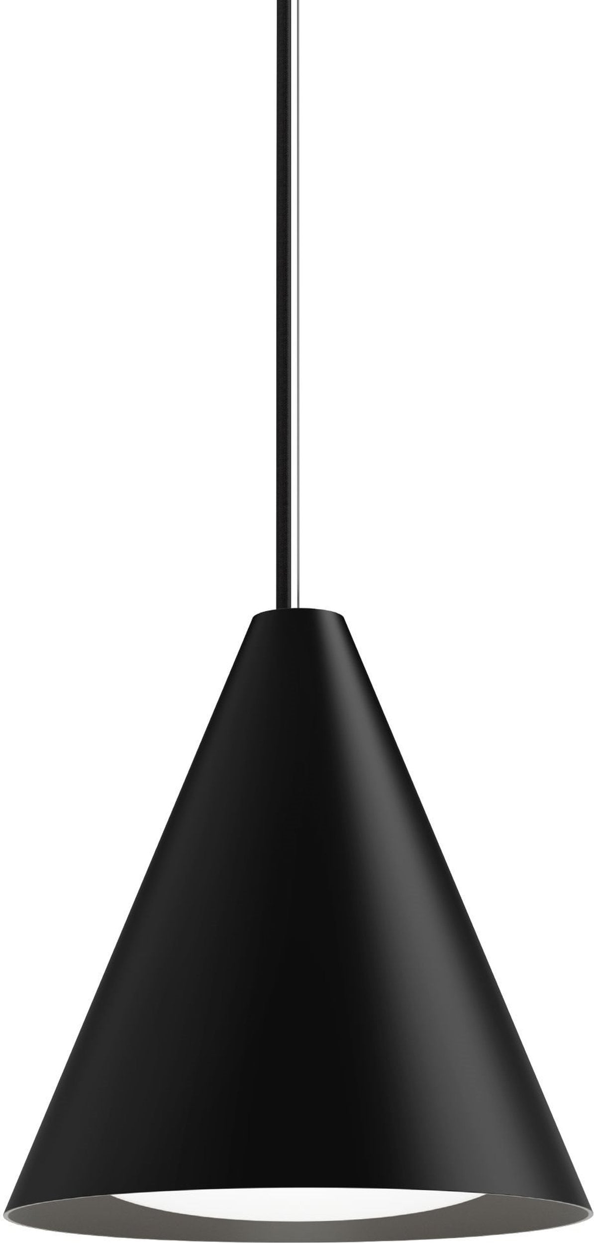 Lampa wisząca Keglen LED 2700K 25 cm czarna sterowanie oświetleniem Dali