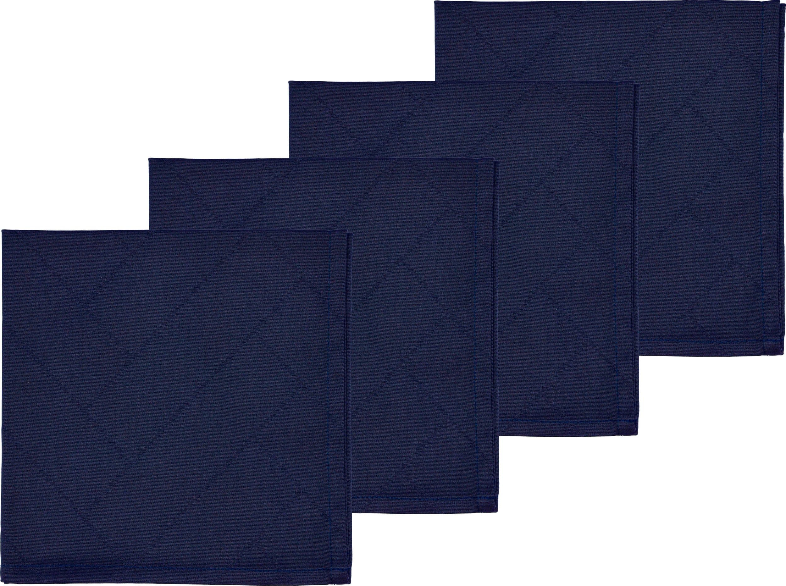Serwetki Tiles Damask indygo 4 szt.