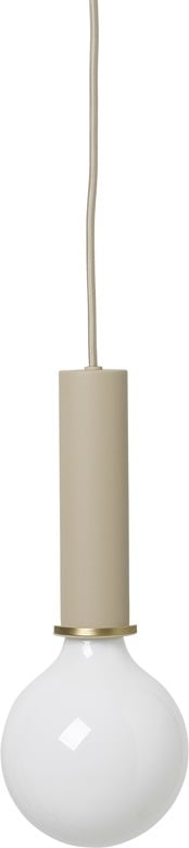 Lampa wisząca Socket Pendant duża piaskowa