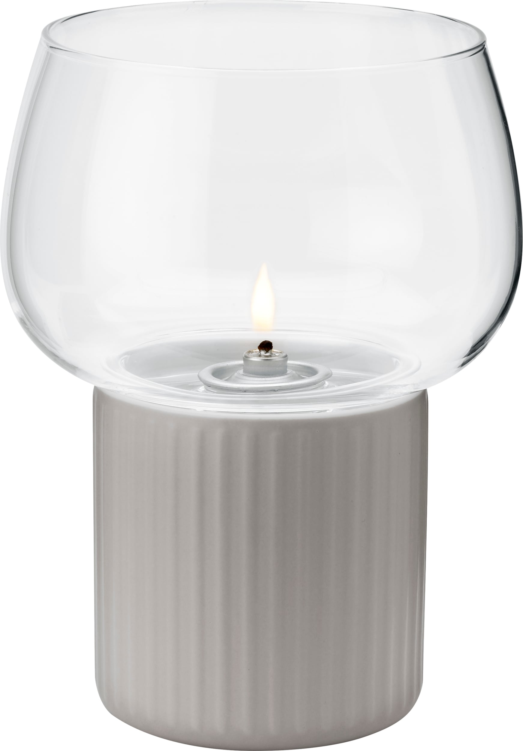Lampa olejna Hygge szara