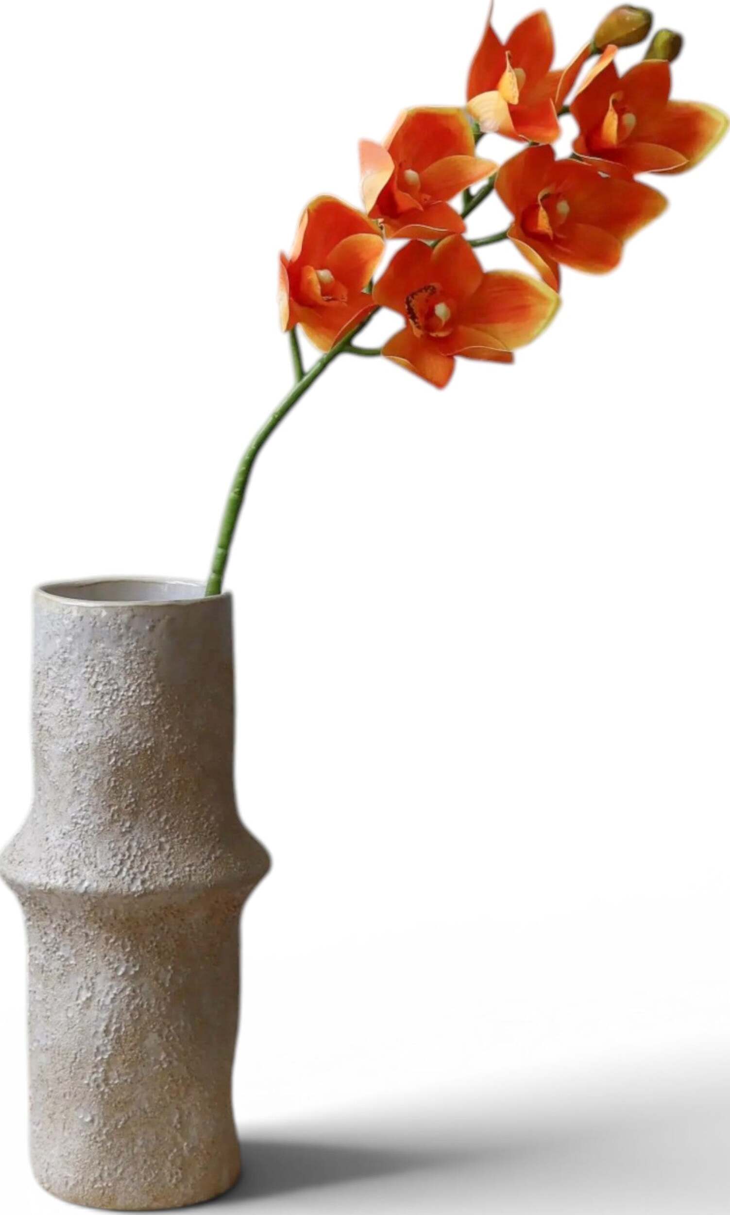 Kwiat sztuczny Botane storczyk 69 cm pomarańczowy odmiana Cymbidium