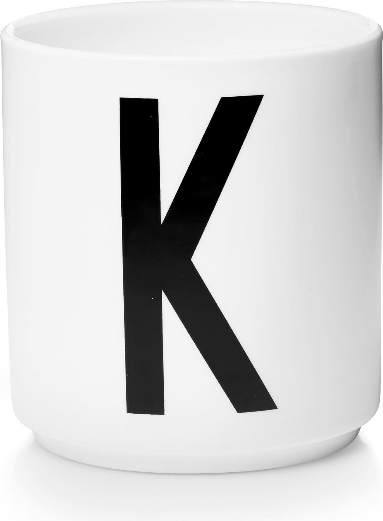 Kubek porcelanowy AJ litera K