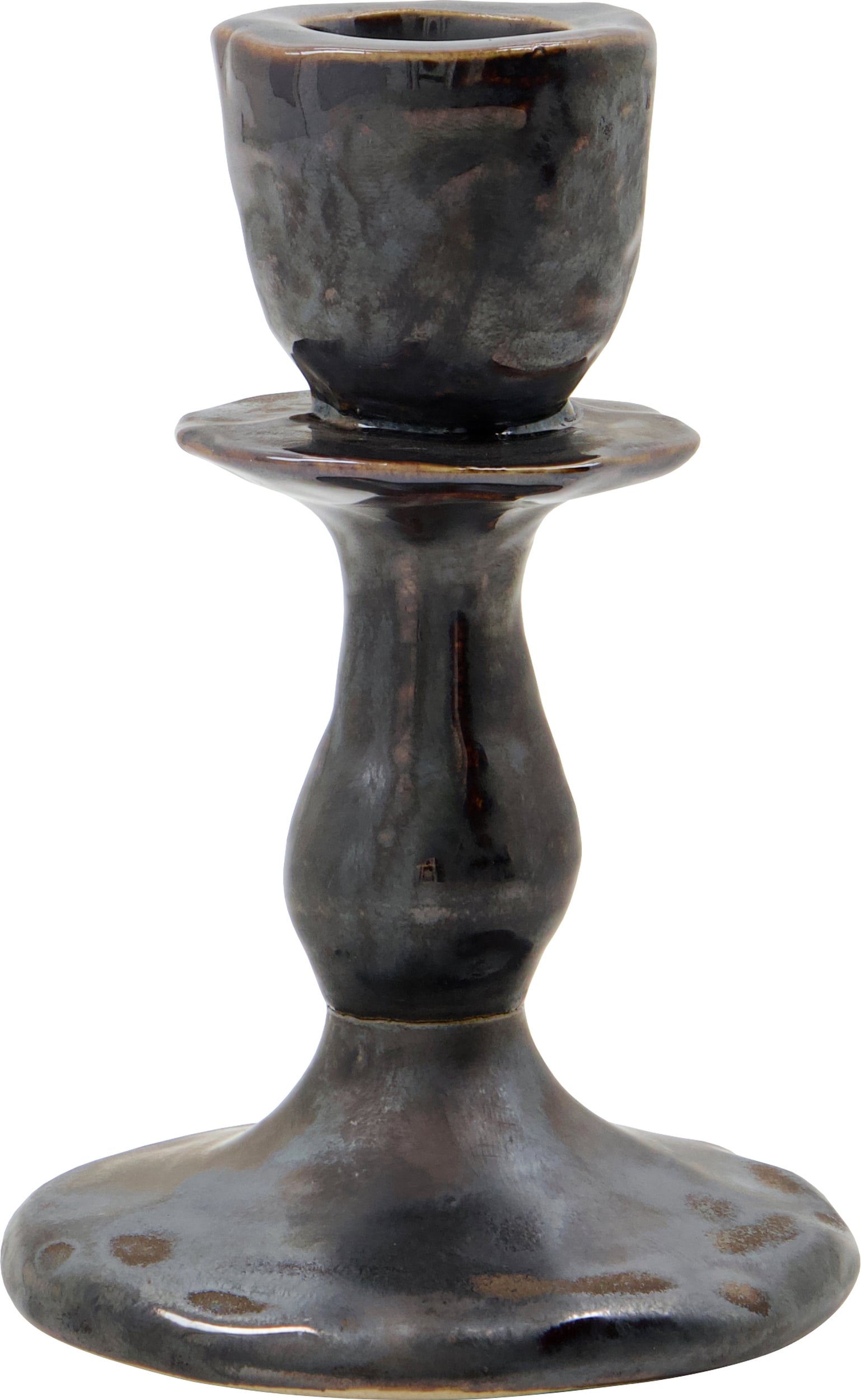 Świecznik na klasyczną świecę Lucca 12 cm czarny