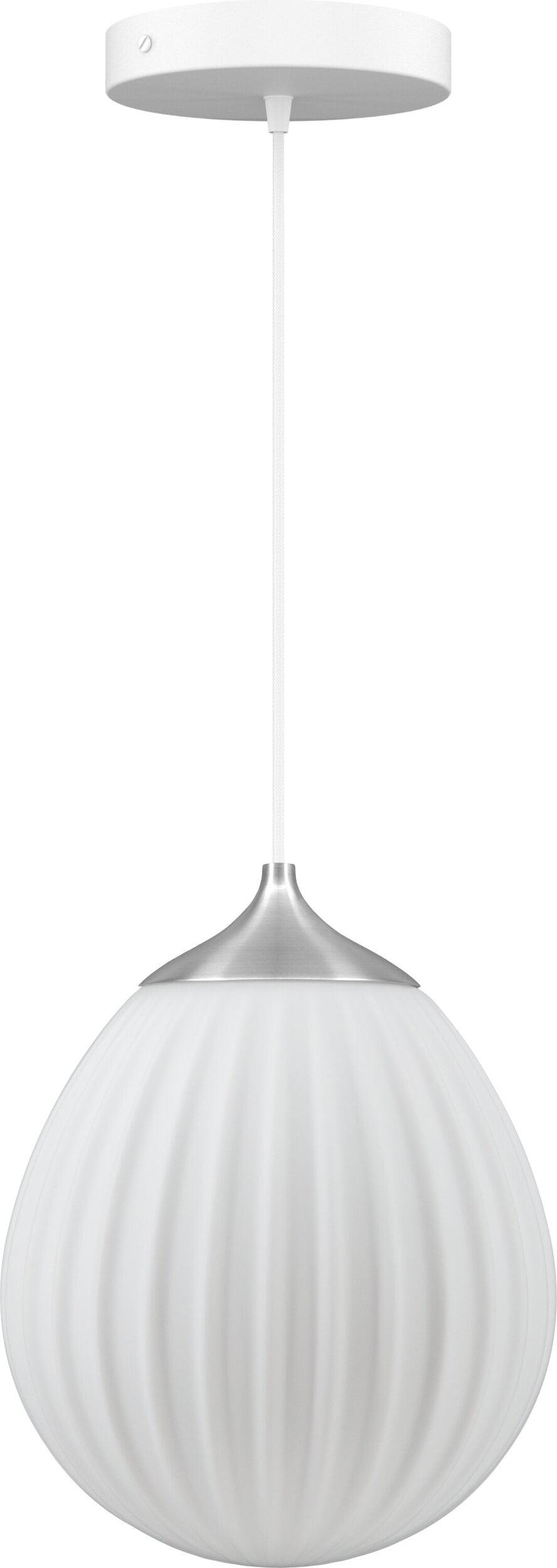 Lampa wisząca Around The World mini stalowo-biała