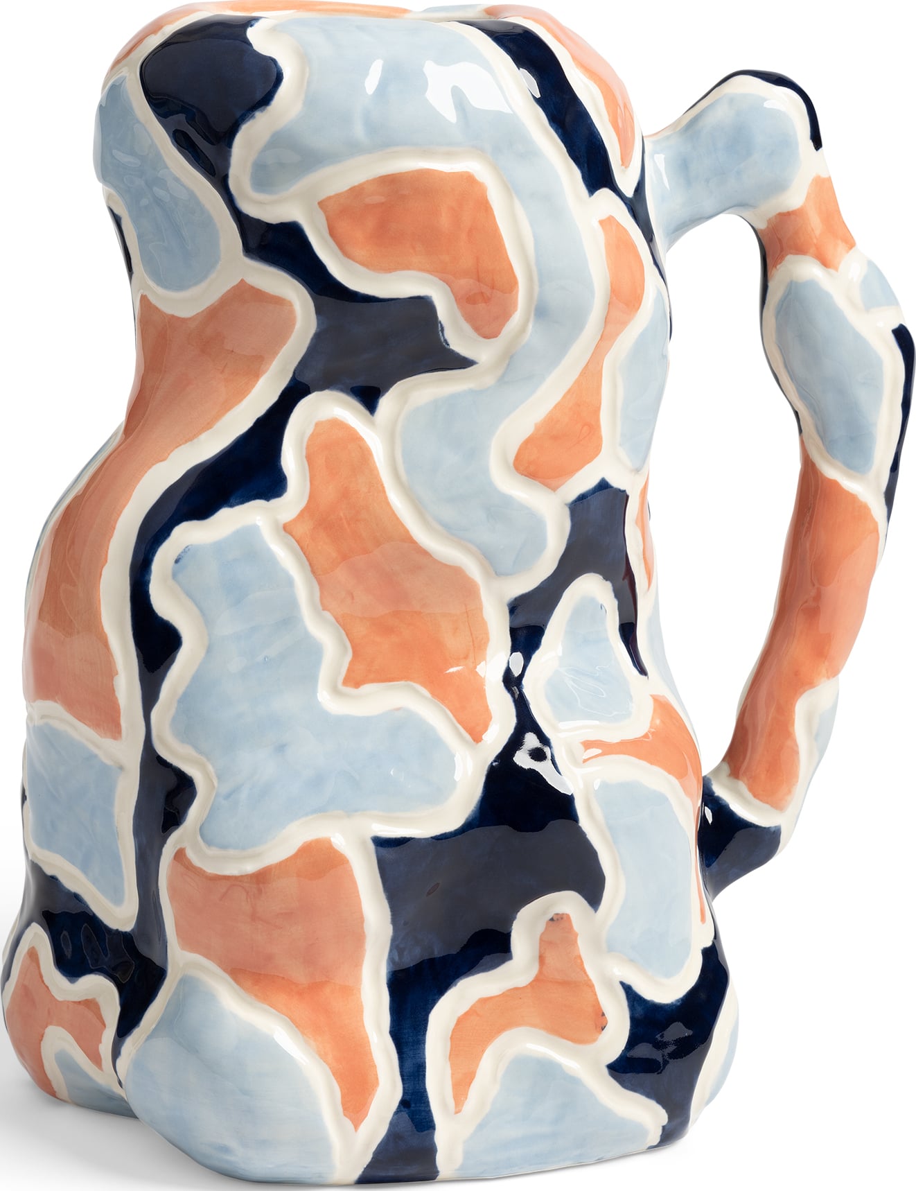 Wazon Jug-a-vase 30 cm błękitny