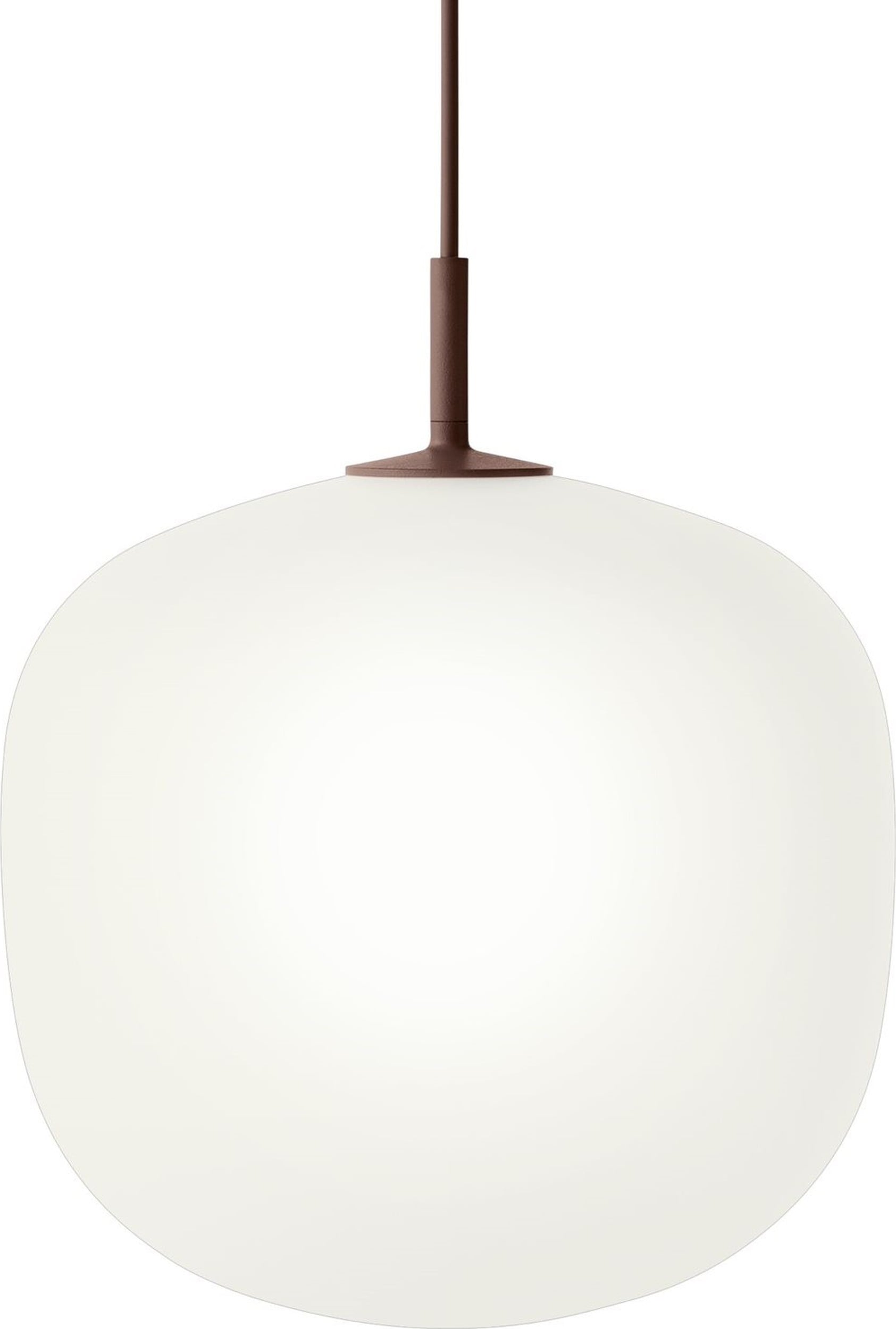 Lampa wisząca Rime 25 cm bordowa