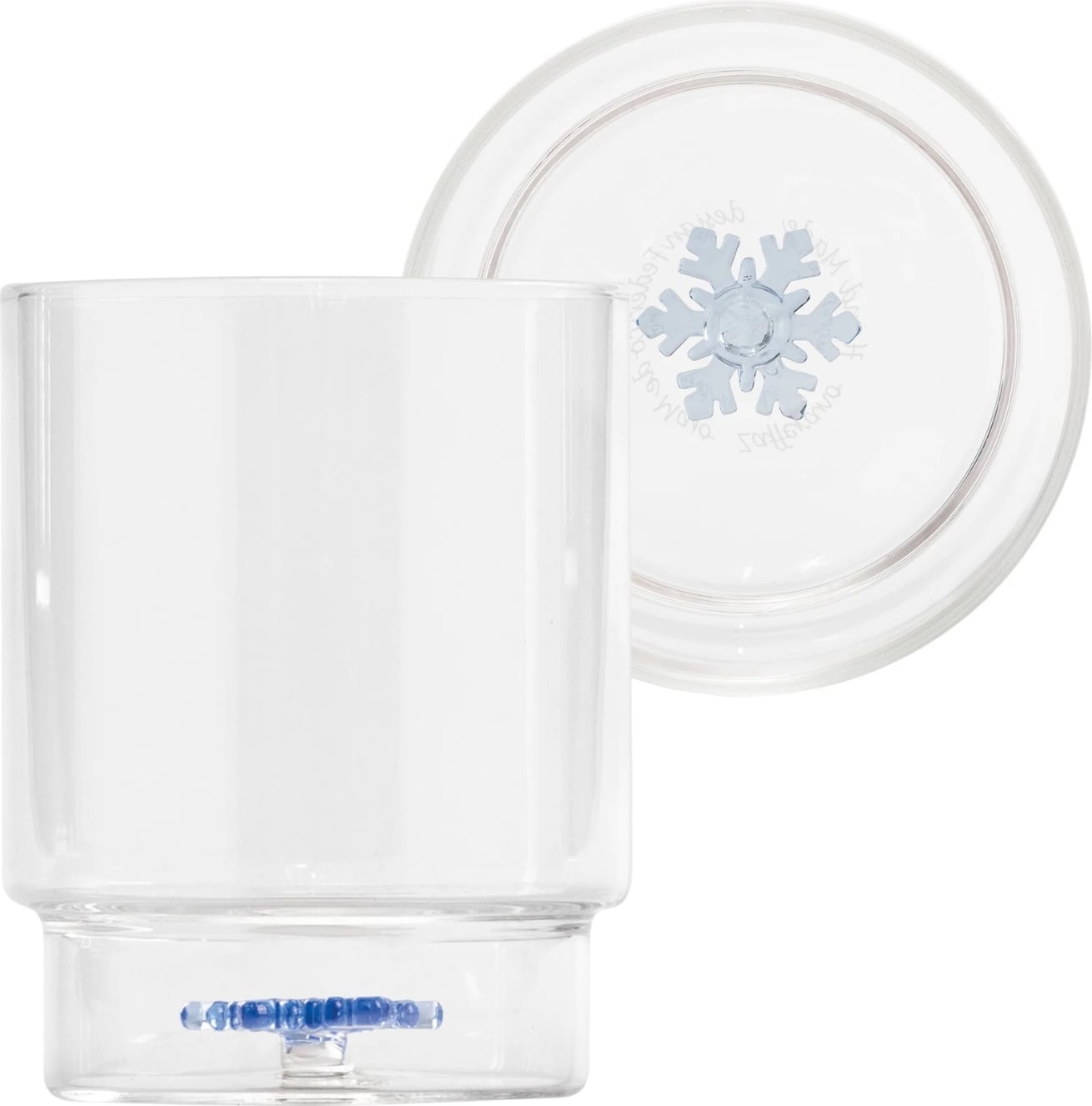 Szklanka Teca Winter Game Snowflakes 350 ml