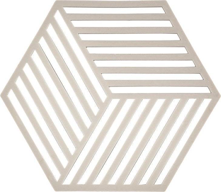 Podstawka pod gorące naczynia Hexagon jasnoszara