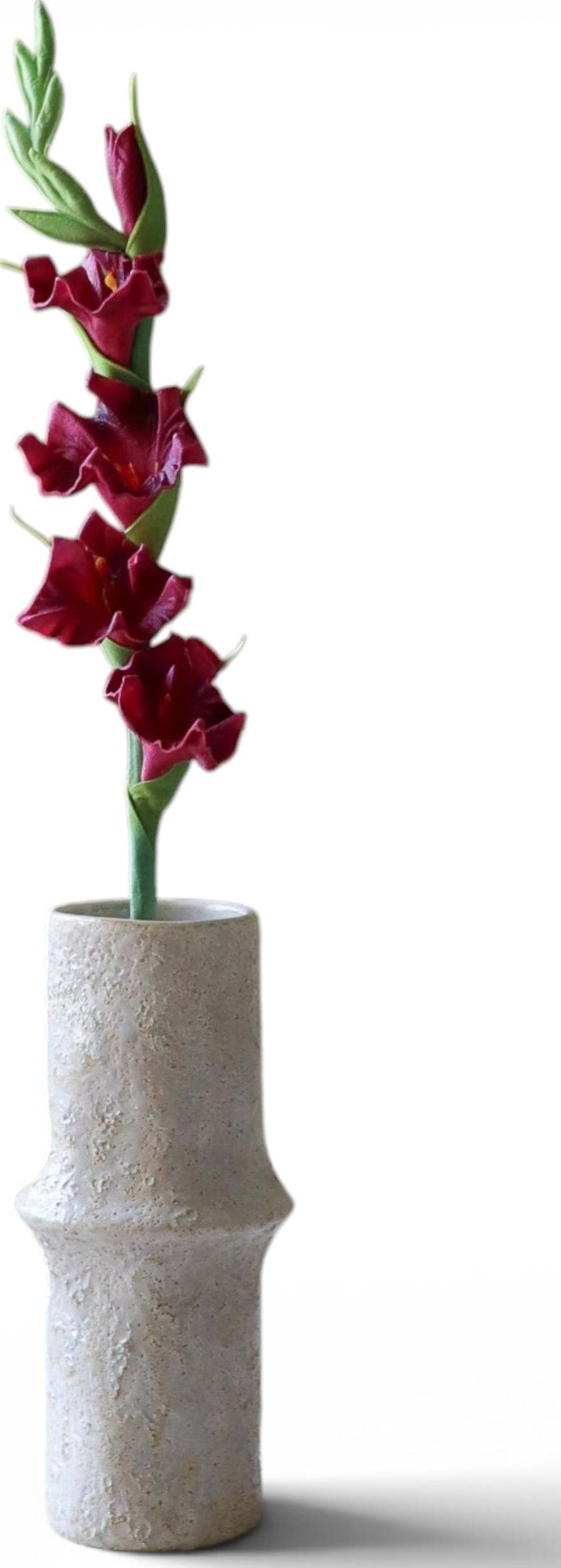 Kwiat sztuczny Botane mieczyk 56 cm ciemnoczerwony
