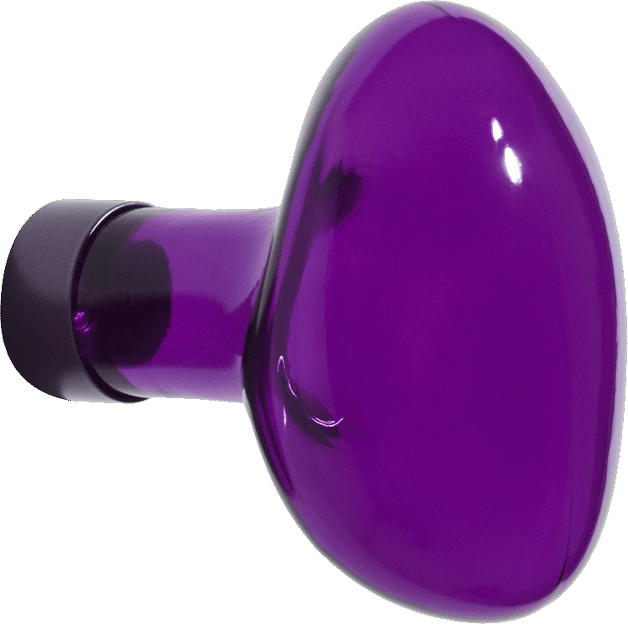 Haczyk ścienny Bubble 7 5 cm fioletowy