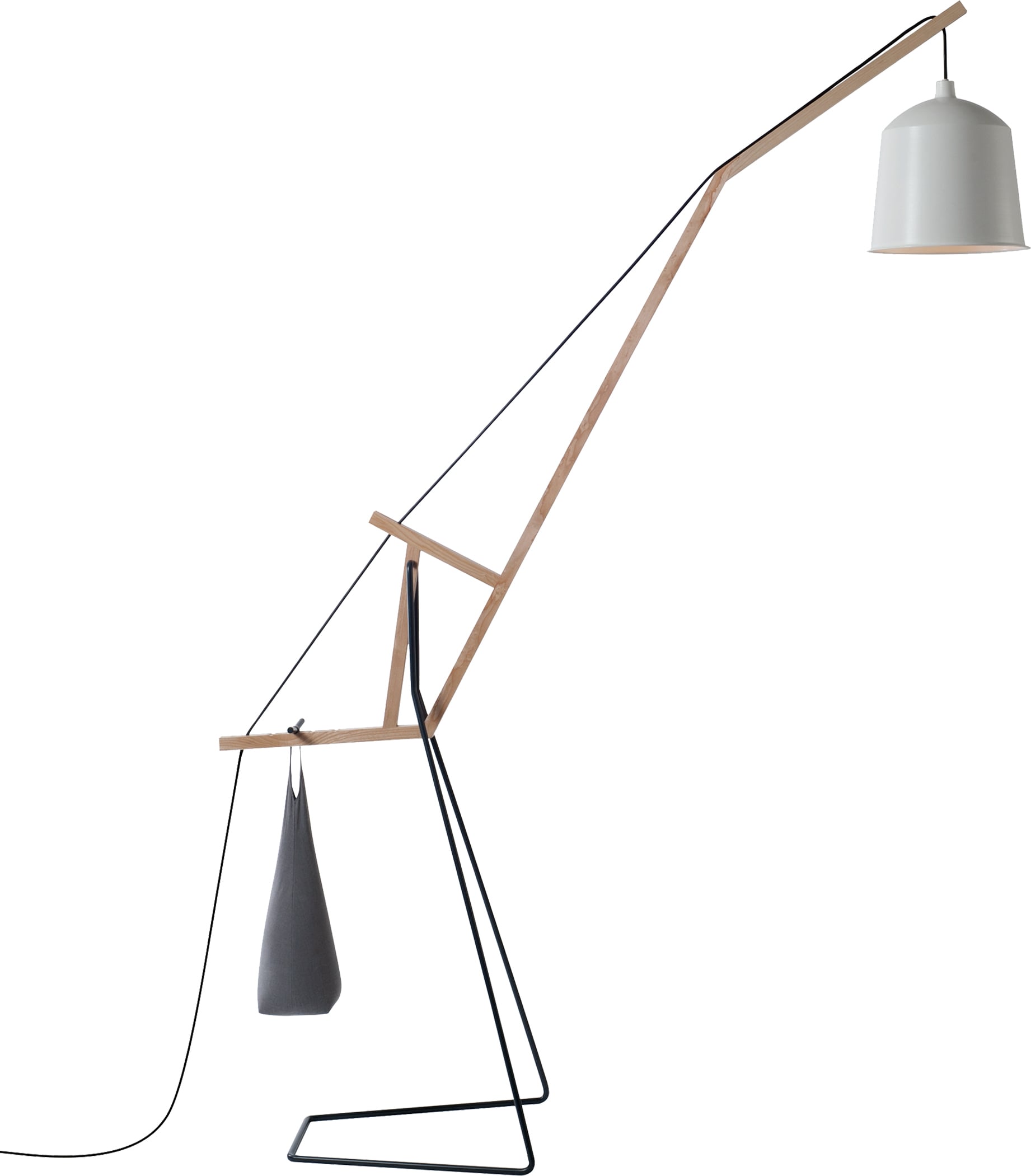 Lampa stojąca Covo biała