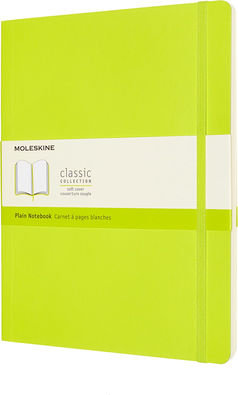 Фото - Блокнот Moleskine Notes gładki  w miękkiej oprawie XL limonkowy 