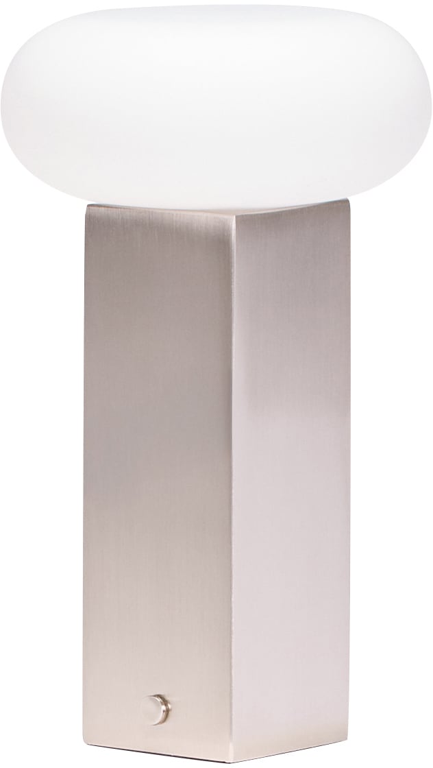 Lampa stołowa bezprzewodowa Low srebrna