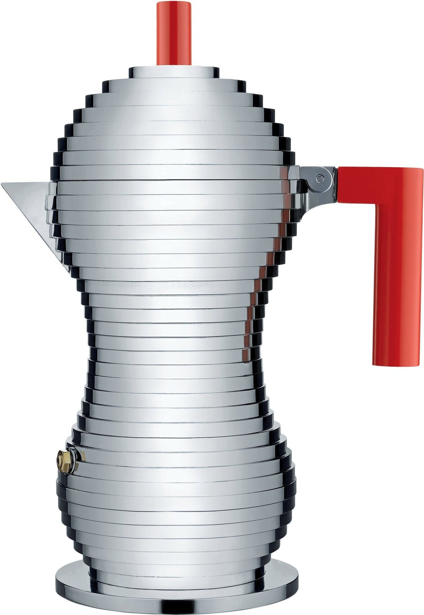 Kawiarka Pulcina z czerwonym uchwytem 300 ml