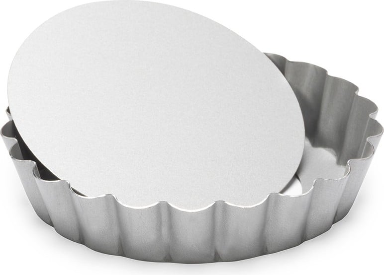 Forma do quiche Silver-Top 10 cm