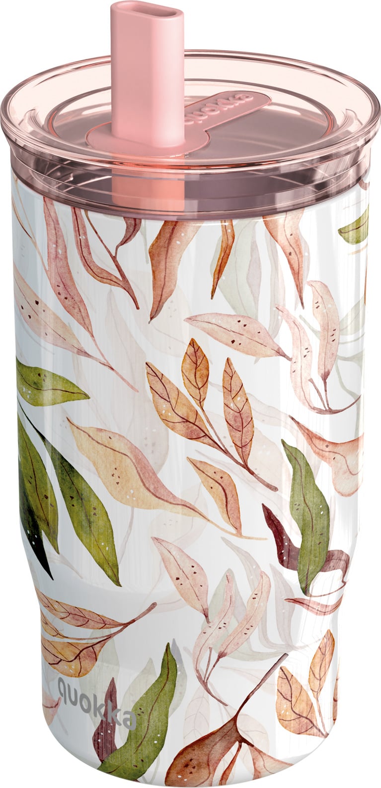 Kubek termiczny ze słomką Quokka Mist Falling Leaves 720 ml