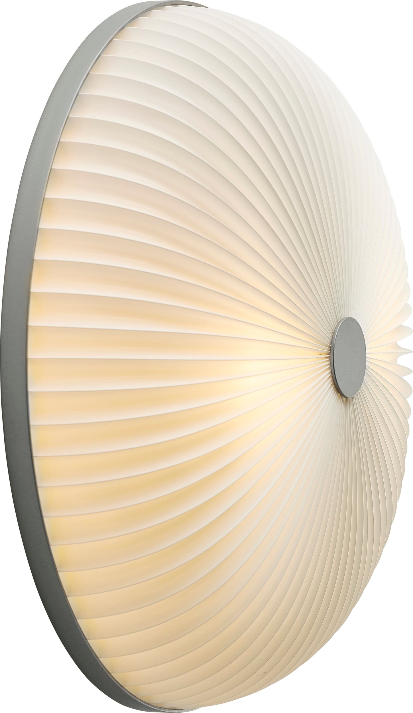 Plafon Lamella 35 cm srebrny