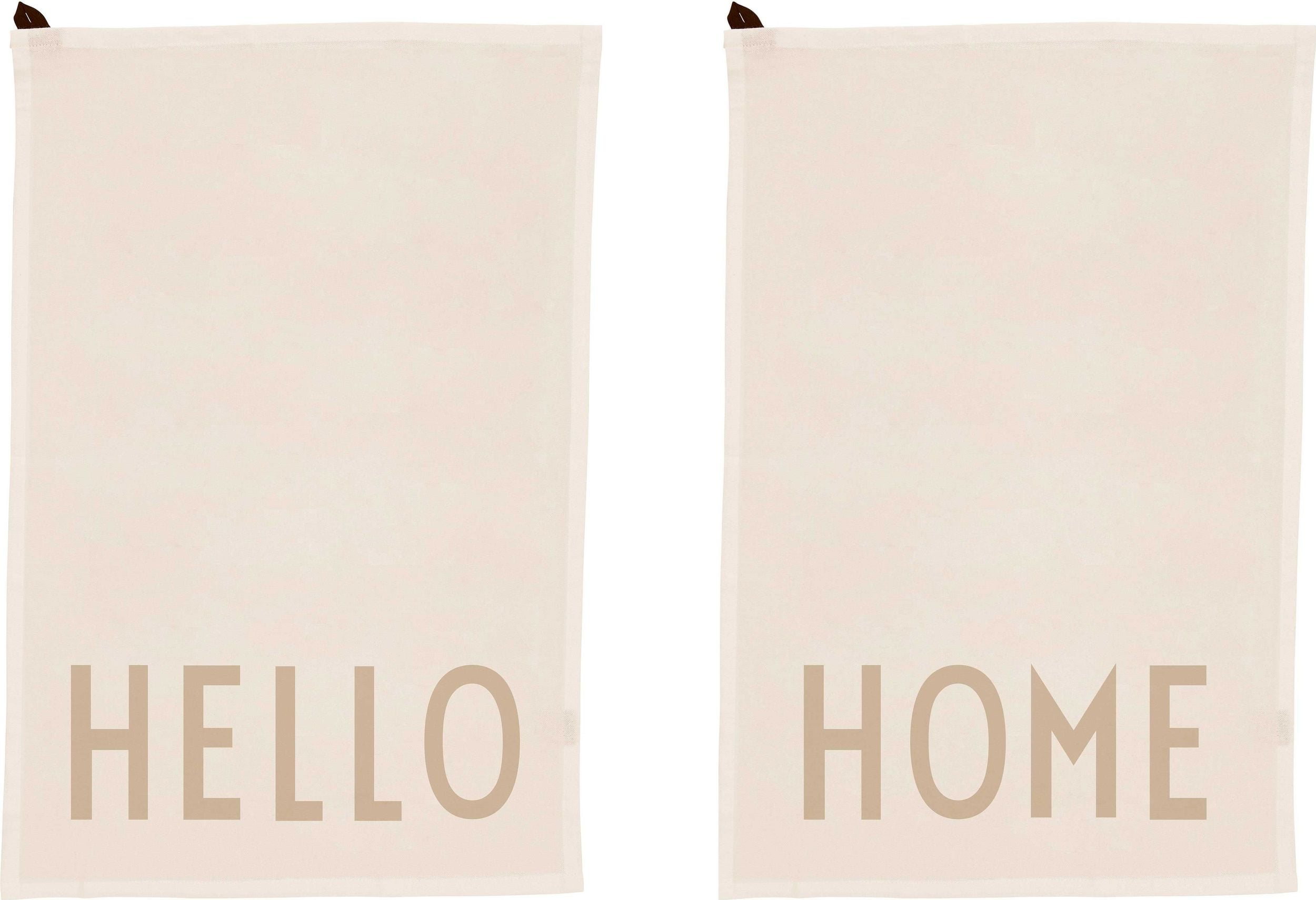 Ścierki kuchenne Favourite Hello Home kremowe 2 szt.