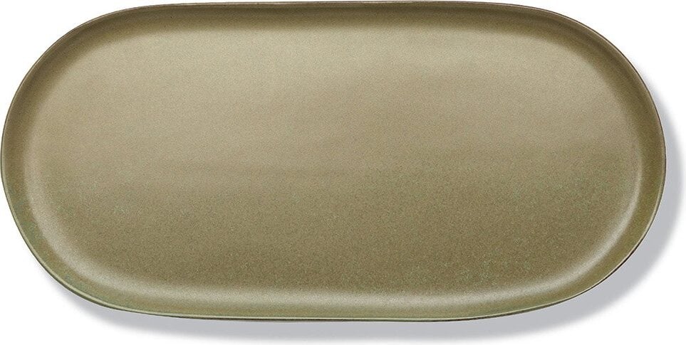 Półmiski owalne Surface 35 5 cm ciemnozielone 4 szt.