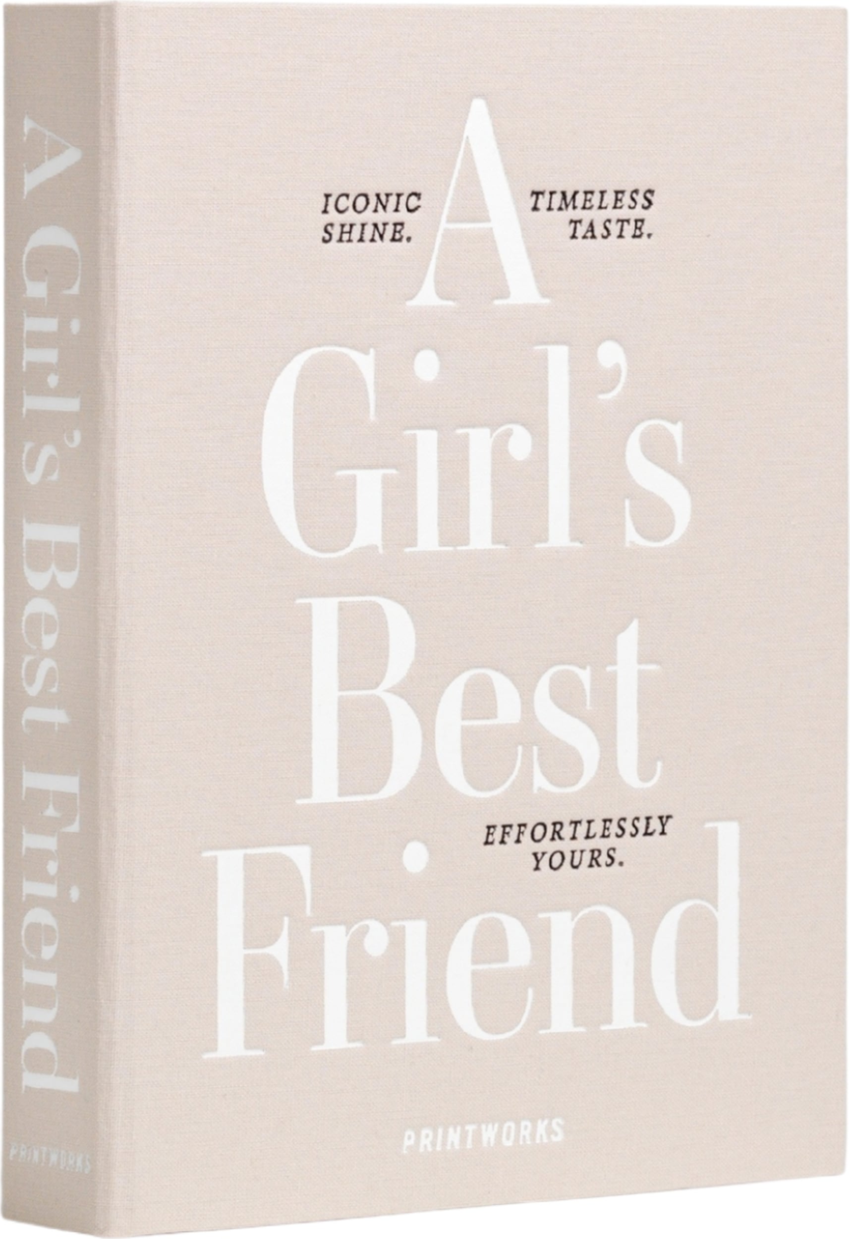 Pudełko na biżuterię A Girls Best Friend M beżowe