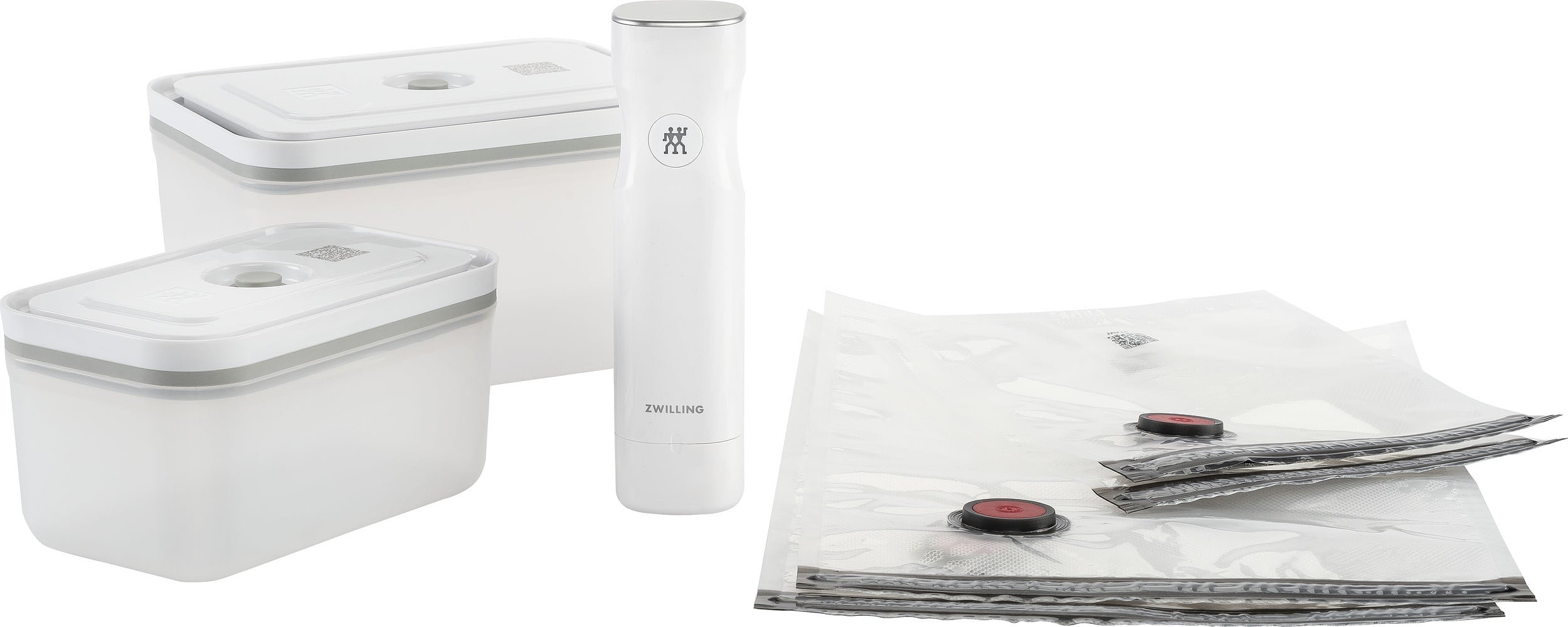 Pojemniki próżniowe Zwilling Fresh & Save z workami i pompką 7 el.