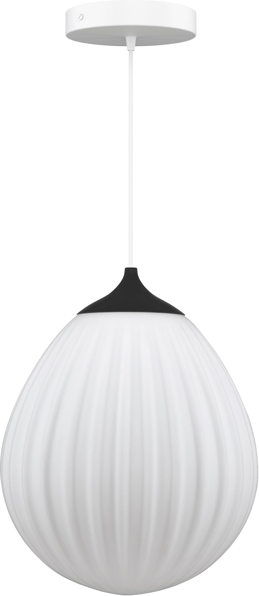 Lampa wisząca Around The World czarno-biała