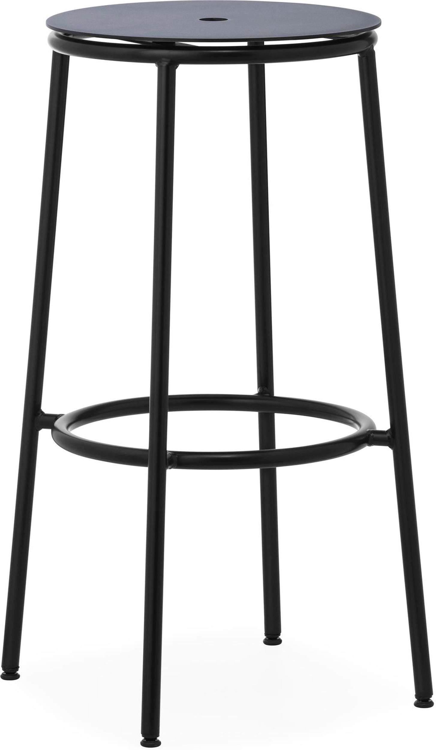Stołek barowy Circa 75 cm aluminium